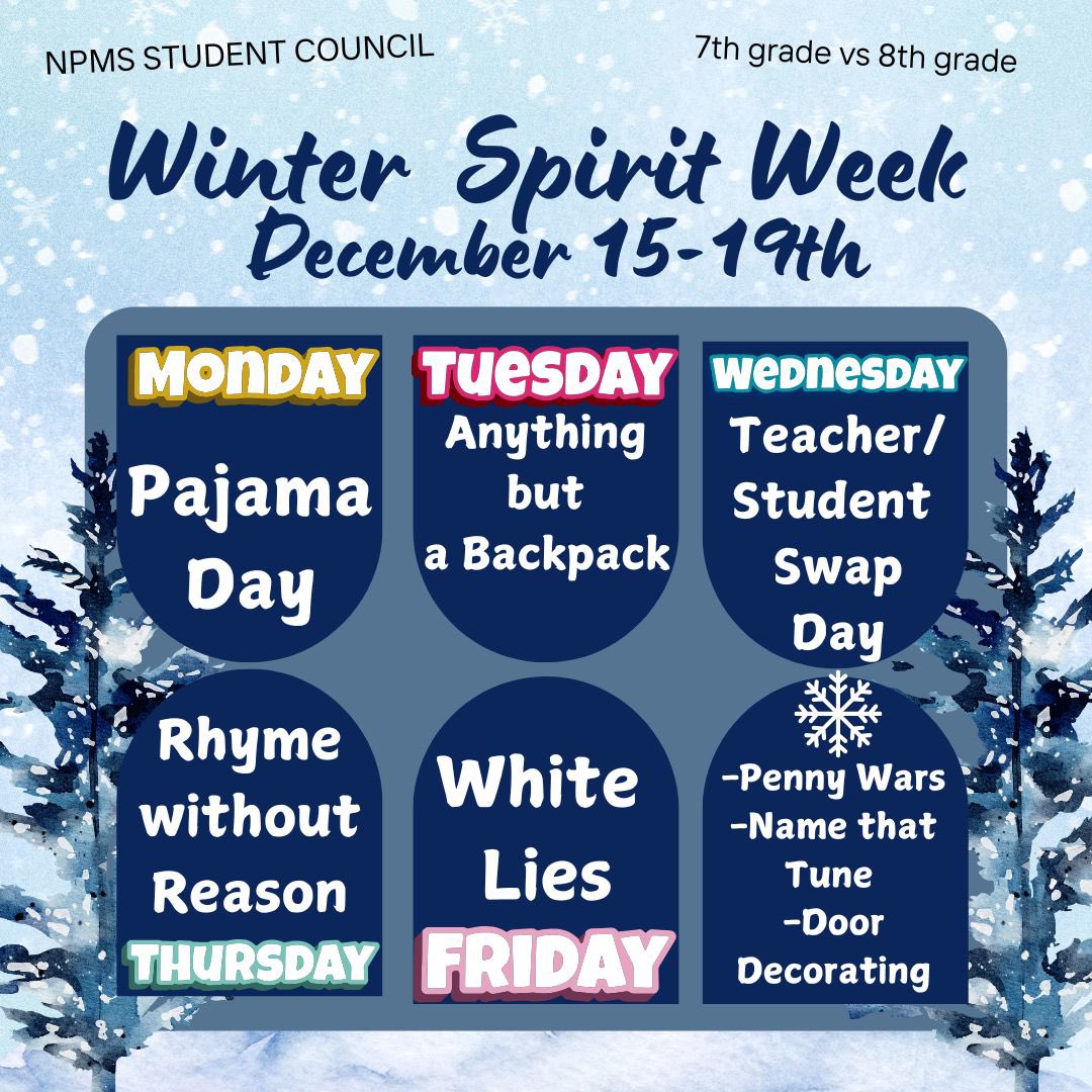 Our first day is complete with 7th Grade in the lead. Be ready for tomorrow! Scroll through to see how you can earn extra points.