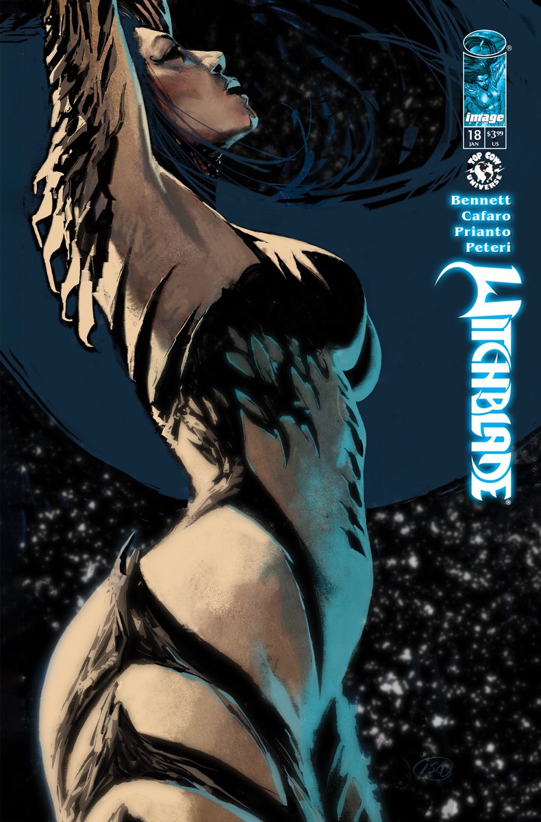 TopCow's tweet image. Two iconic books. One legendary artist.
The Darkness #2 and Witchblade #18 feature stunning alternate and incentive covers by Eisner-nominated #JasonShawnAlexander (Spawn, Killadelphia).If you love bold, dark comic art, this is a must-have duo.
#TheDarkness #Witchblade #TopCow