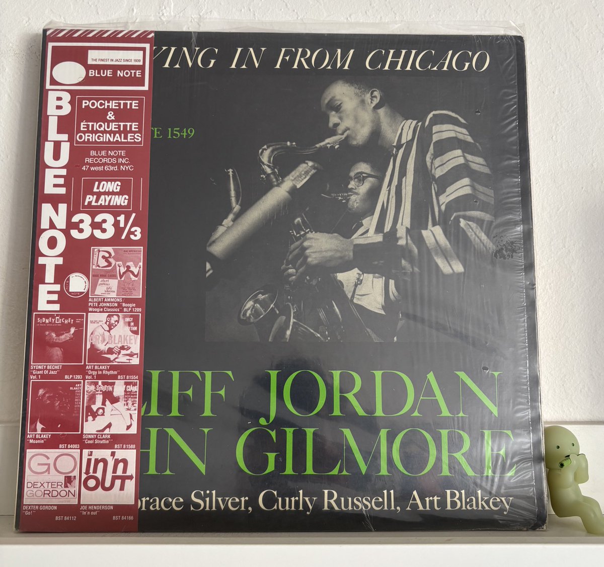 #nowplaying #jazz 1983 French mono reissue. And yet another green color  blue note cover w Horace Solver as a sideman. Wonderful stuff &amp; somewhat rare chance to hear Gilmore as leader (well co-leader…). &amp; Jordan is great too!