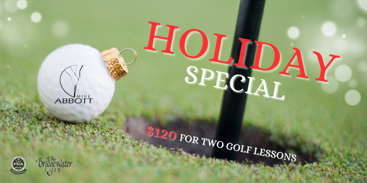 Holiday Golf Lesson Special - mailchi.mp/mikeabbottgolf…