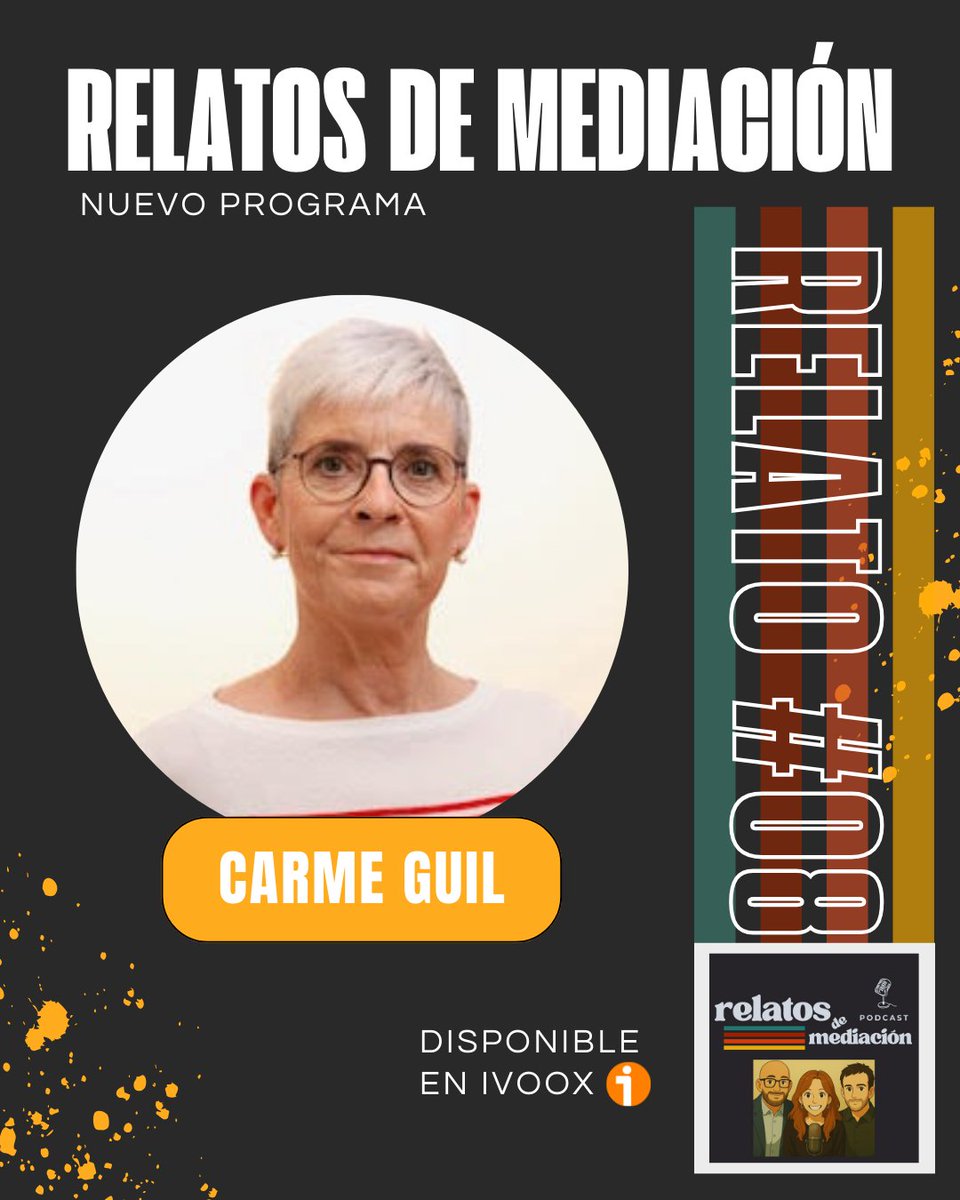 relatosdemediac's tweet photo. El último programa del año, hacemos un repaso de la actualidad con Carme Guil, Presidenta de @MediacionJusta #GEMMEEspaña, quien realza un interesante análisis sobre la situación de la Mediación y los Medios Adecuados de Resolución de
Controversias.
#mediación #masc #culturadepaz https://t.co/e3bOOKCNZ2