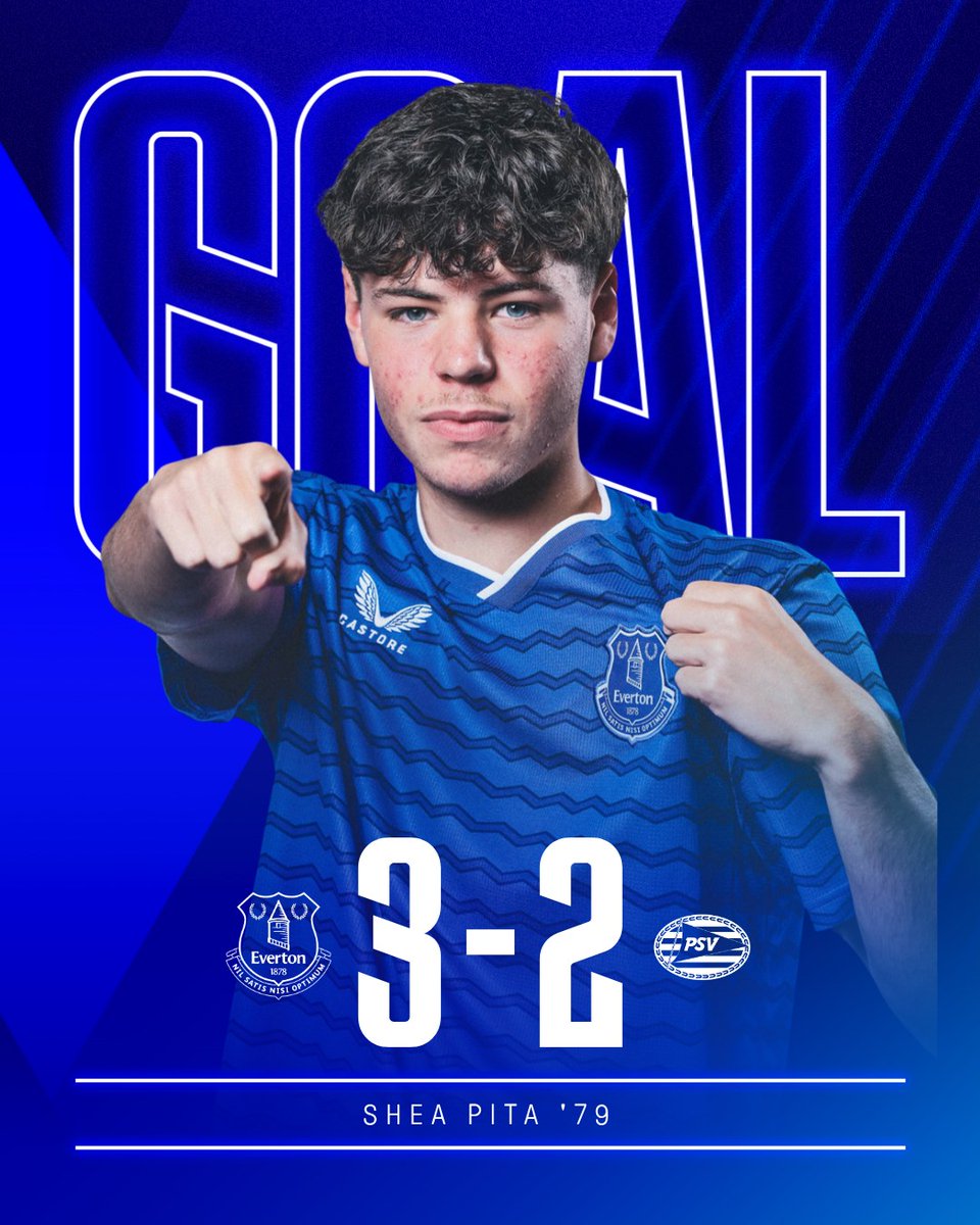 EvertonAcademy's tweet photo. SHEA SCORES FROM THE SPOT

[3-2] https://t.co/a0Q7rXAHLP | #EFCU21 #PLIT https://t.co/jznq6Ld6a2