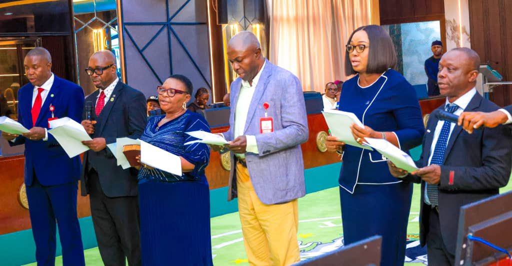 PNMbah's tweet photo. Today, I swore in 13 newly appointed Permanent Secretaries at the Government House, and made it clear to them that there is no honeymoon period. 

They emerged through a rigorous, transparent, and merit-based process, and their appointments are well deserved. But with elevation comes responsibility. As I told them, to whom much is given, much is expected. The reward for hard work is more work.

Permanent Secretaries are the engine room of government and the custodians of institutional memory. Our administration is executing far-reaching, sector-wide reforms that are not makeshift, but designed to be institutionalised and to outlive us. Their duty is to ensure that processes are properly documented, sustained, and delivered with discipline.

With our 2026 budget crossing the trillion-naira threshold for the first time, and over ₦1.3 trillion committed to capital projects, the scale of governance has expanded. This demands a more skilled workforce, ICT competence, and leaders who are not beginners in a fully integrated e-governance system.

From Smart Green Schools, Type-2 Primary Healthcare Centres, CNG buses and modern transport terminals, 260 farm estates, to tourism expansion and Enugu Air, we are raising standards across all sectors.

With 6 of the 13 newly appointed Permanent Secretaries being women, we have exceeded the 35% Affirmative Action benchmark, underscoring our firm commitment to inclusion, equity, and fairness in public service.

The world is watching us. We must hold ourselves to the highest standards of transparency, accountability, accessibility, and collaboration, as clearly outlined in our citizens’ charter.

This is about service and delivery. This is about building institutions that work for all. 

Tomorrow is here!