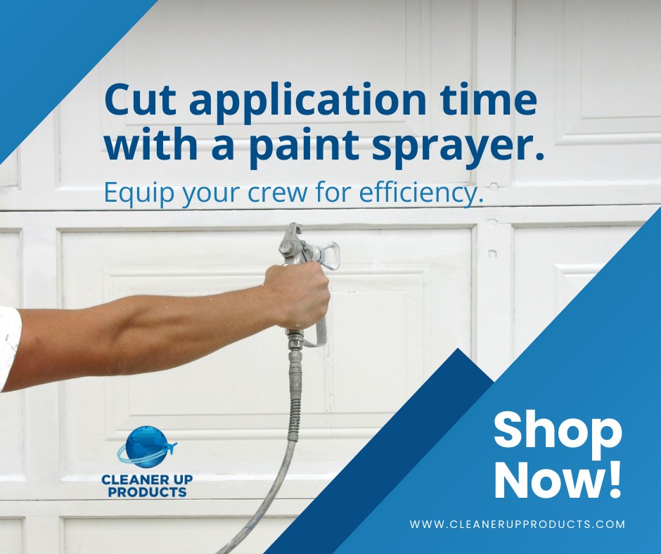 CleanerUpProds's tweet photo. Big project ahead? A paint sprayer can cut your application time dramatically while giving even coverage.

Stop wasting time—equip your crew for efficiency.

Shop smarter: https://t.co/J9H8S0e8vt
☎️800-859-1915

#PaintSprayer #ProPainter #ContractorTools #JobsiteEfficiency https://t.co/U21jfndvKm