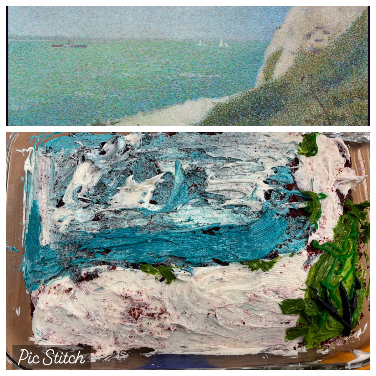 L’impressionnisme continue avec les gateaux. <a href="/jhanula/">Lower Dauphin High School</a>  🎨👩‍🎨🧑‍🎨🖼️🖌️🫟