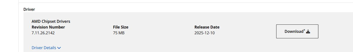 MasonReact's tweet image. If you have an AMD CPU, and are struggling after the recent Call Of Duty #BlackOps7 Update...

Go to the AMD website, and update your Chipsets 👇 (let me know if this helps) 🫡