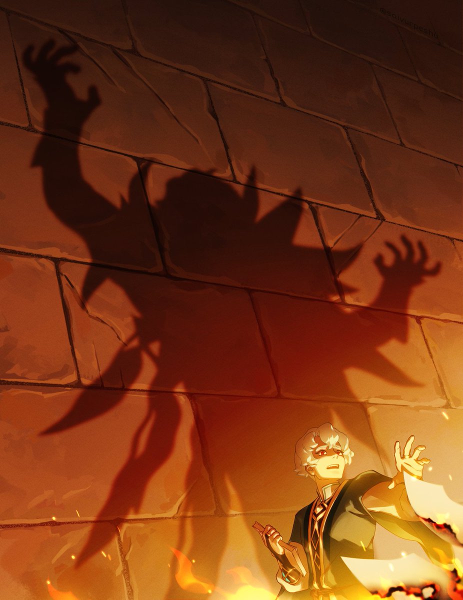 Thus, all they could see was his shadow
#Dottore #Zandik