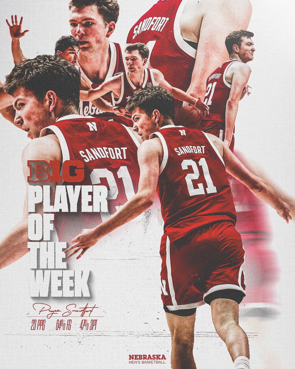 Off and running. 📈

<a href="/prycesandfort/">Pryce Sandfort</a> is your Co-B1G Player of the Week. #GBR