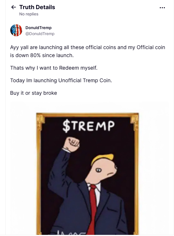 aspiringpumpdev's tweet image. truthsocial.com/@DonuldTremp/p…