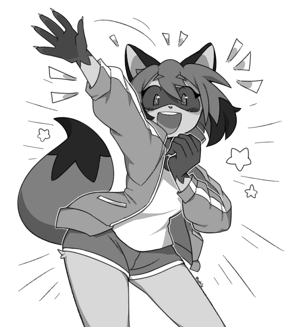 Blushily's tweet image. BNA Michiru doodle! (For MissterMatt) #brandnewanimal