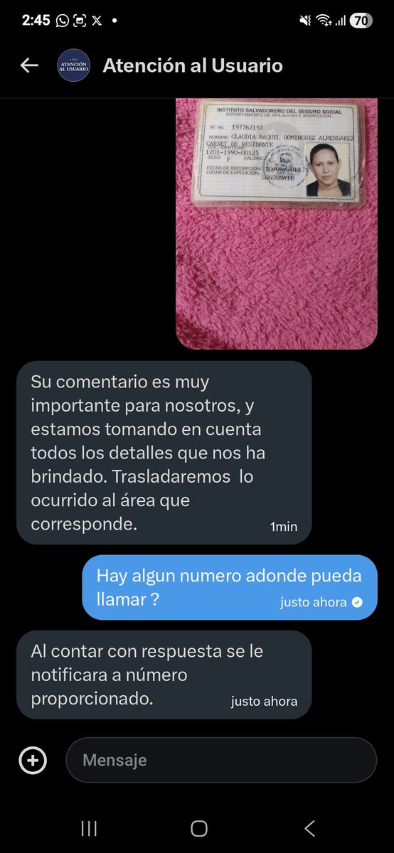 Frederick_bmd's tweet photo. @ISSS_Atento @isss_gob_sv https://t.co/8XWuWBUQ8e