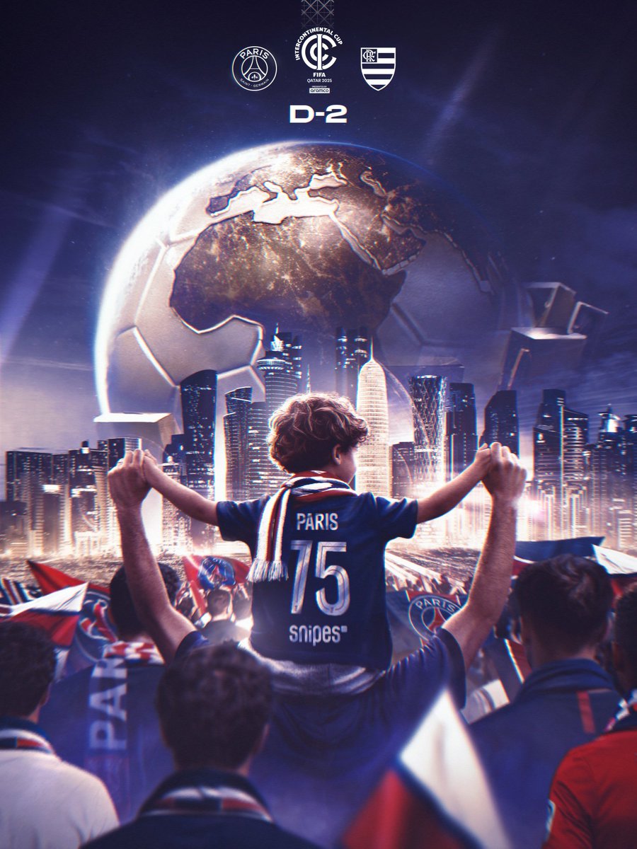 PSG_inside's tweet image. J-2 ! ⏳💪

#FIFAIntercontinentalCup