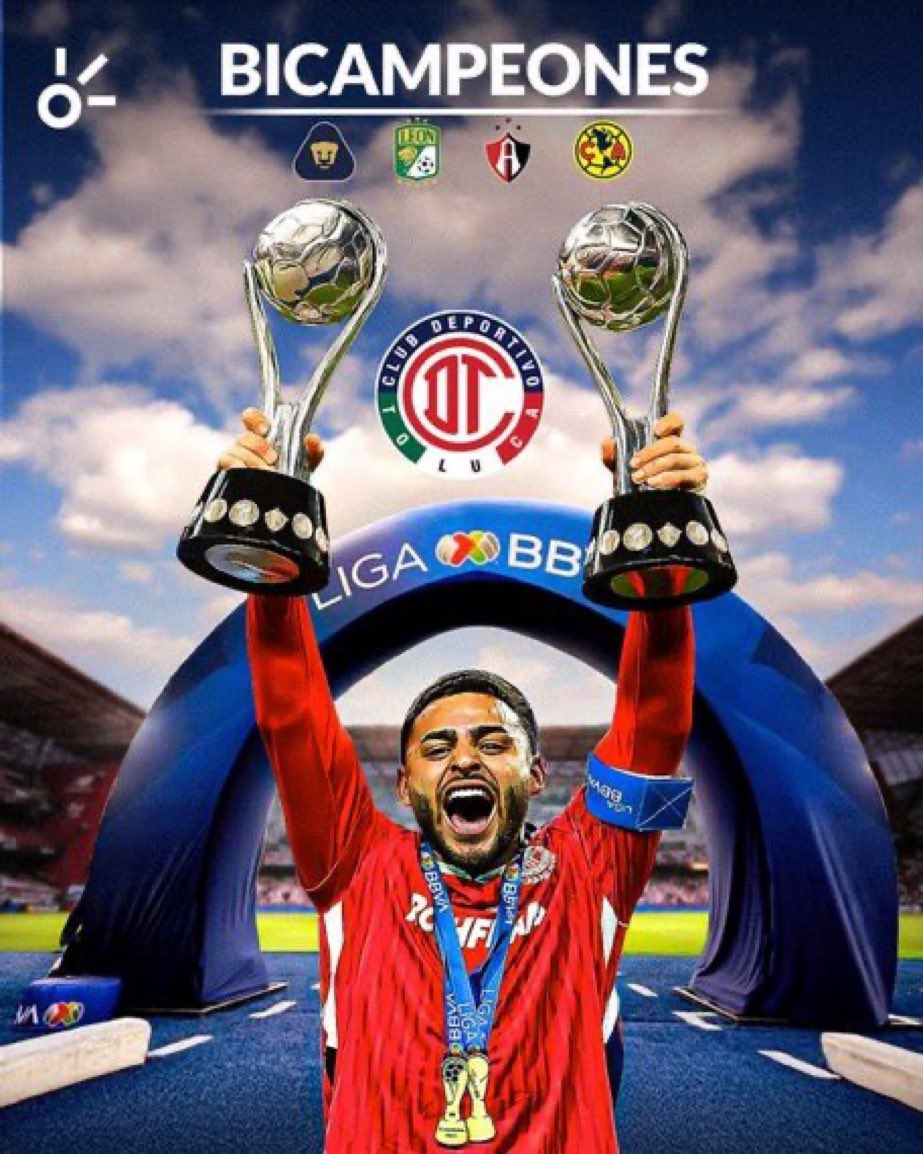 🇲🇽🏆🏆 <a href="/TolucaFC/">Toluca FC</a> 

Es el 1er Bicampeón perfecto en 
los torneos cortos de la LigaMx. 

✅ Líder General 
⚽️ Mejor ofensiva
🔥 Campeón de Goleo
🏟️ Final y título en casa

✅ Líder General
⚽️ Mejor ofensiva
🔥 Campeón de Goleo
🏟️ Final y título en casa

#JugandoClaro | <a href="/ClaroSports/">Claro Sports</a>