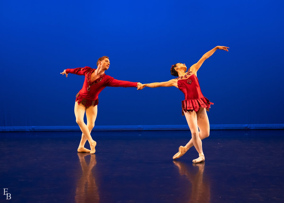 EllisonBallet's tweet image. Photo highlights from Ellison Ballet's 20th Anniversary Performances!

Photos (c) Kyle Froman: EB graduate Michael Paradiso and guest artist Risa Mochizuki in the Rubies Pas de Deux from George Balanchine’s JEWELS; Choreography by George Balanchine © The George Balanchine Trust