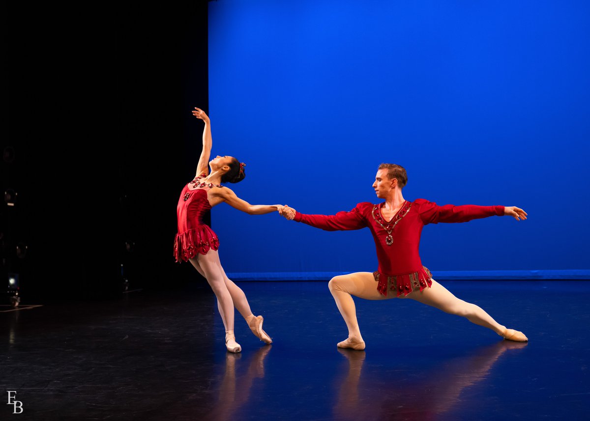 EllisonBallet's tweet image. Photo highlights from Ellison Ballet's 20th Anniversary Performances!

Photos (c) Kyle Froman: EB graduate Michael Paradiso and guest artist Risa Mochizuki in the Rubies Pas de Deux from George Balanchine’s JEWELS; Choreography by George Balanchine © The George Balanchine Trust
