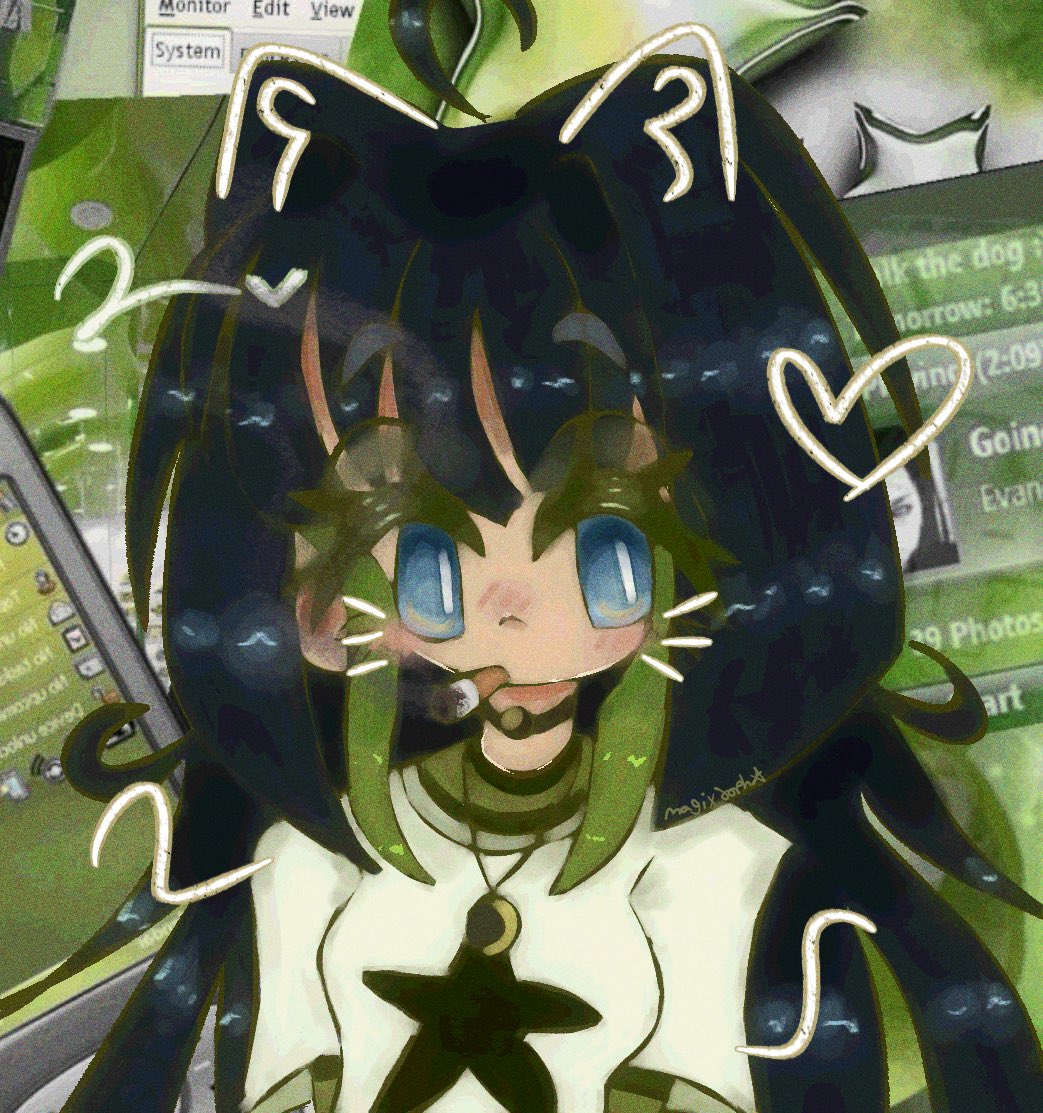 i have no ideas for posts and im stagnant on followers.... so u can have this kinda old oc drawing for now until i come up with something
#ocart #ibisPaintX