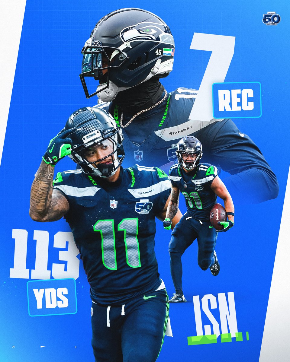 Seahawks's tweet photo. Earned every yard. 

#ProBowlVote + @jaxon_smith1 https://t.co/b9FCKhwntD
