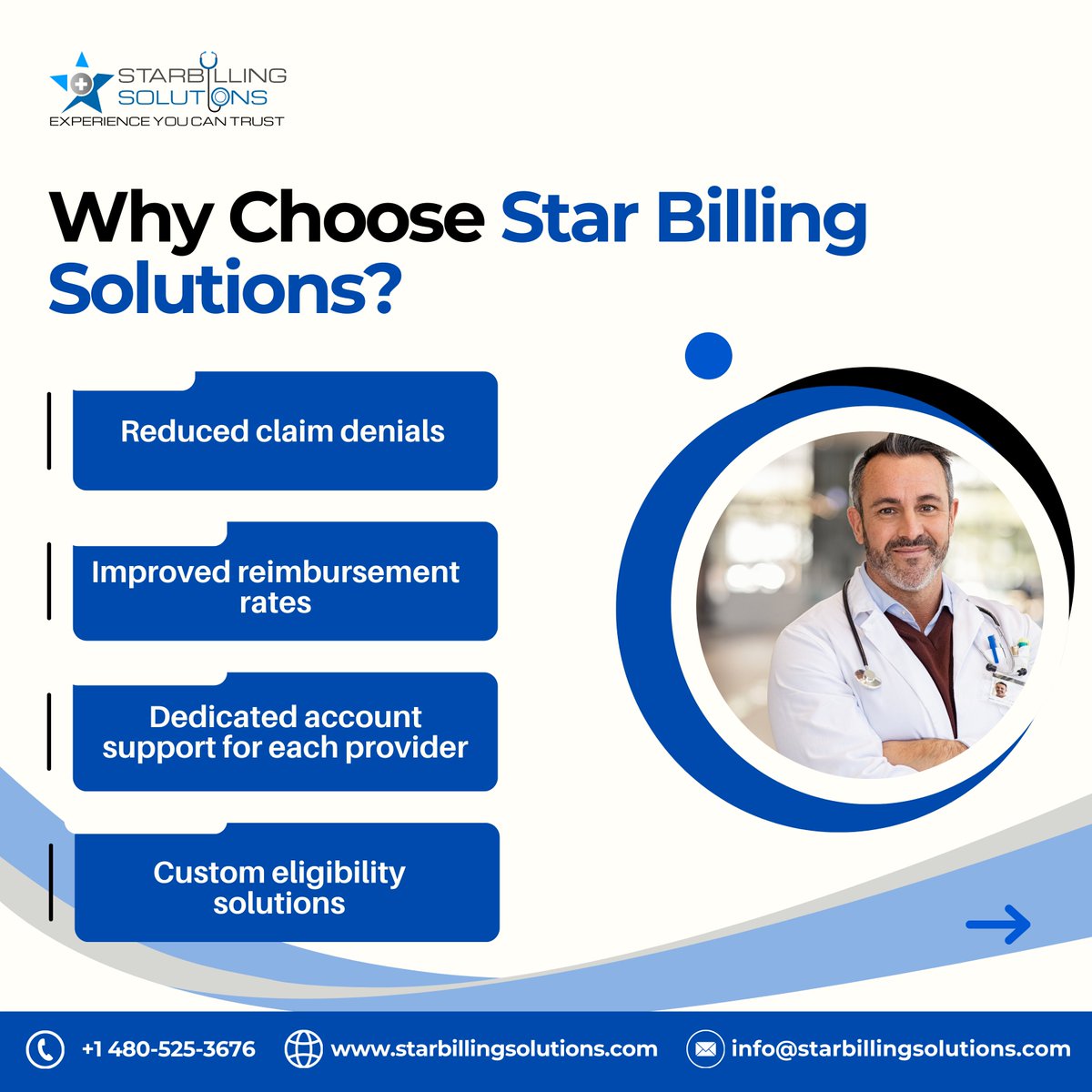 starbillingllc's tweet image. Optimized Patient #InsuranceVerification Services

Star Billing Solutions offers patient insurance #eligibilityverification services to check #medicarecoverage, #benefitverification, and #preauthorizations before #claimssubmission.

Reach Out Today:
🌐 starbillingsolutions.com/patient-insura…