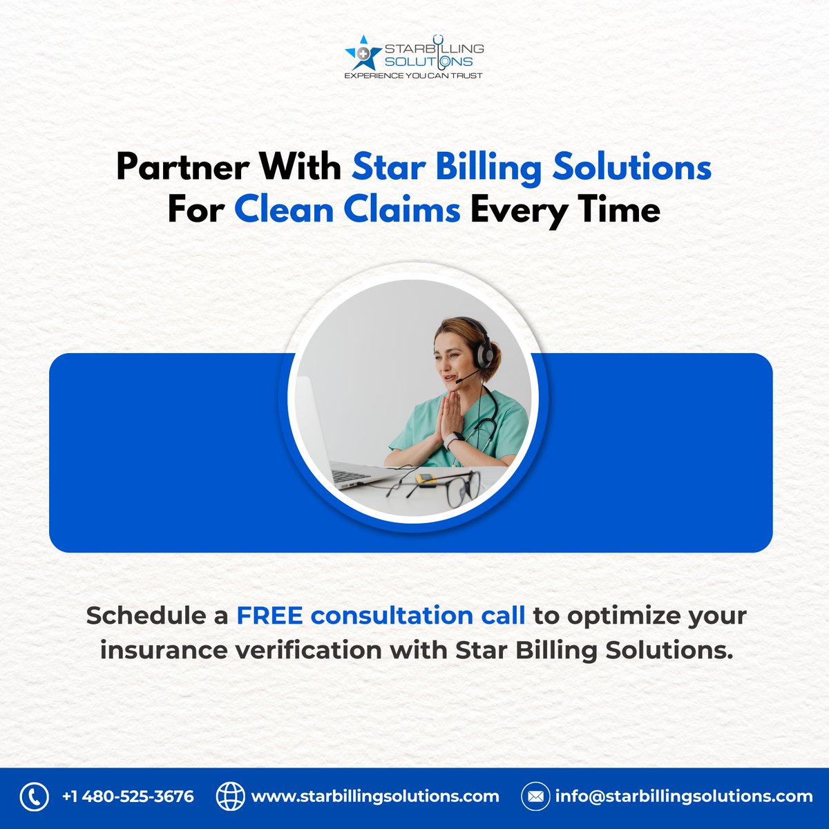 starbillingllc's tweet image. Optimized Patient #InsuranceVerification Services

Star Billing Solutions offers patient insurance #eligibilityverification services to check #medicarecoverage, #benefitverification, and #preauthorizations before #claimssubmission.

Reach Out Today:
🌐 starbillingsolutions.com/patient-insura…
