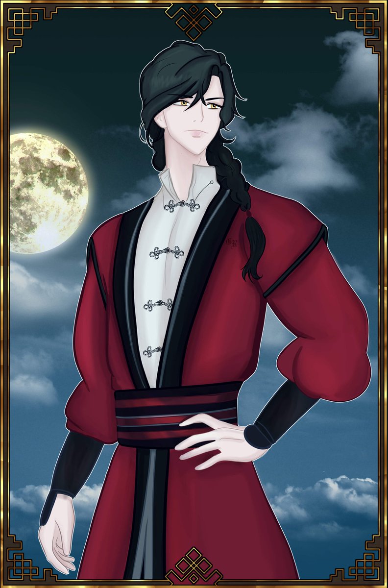 { San Lang }
By Guilty Rose art 🌹
My San Lang  Fanart from Heaven Official's blessing, based on the Manhwa design X3 
I  hope you like it x3 💖
Prints available soon x3 #TGCF #HeavenOfficialsBlessing #sanlang