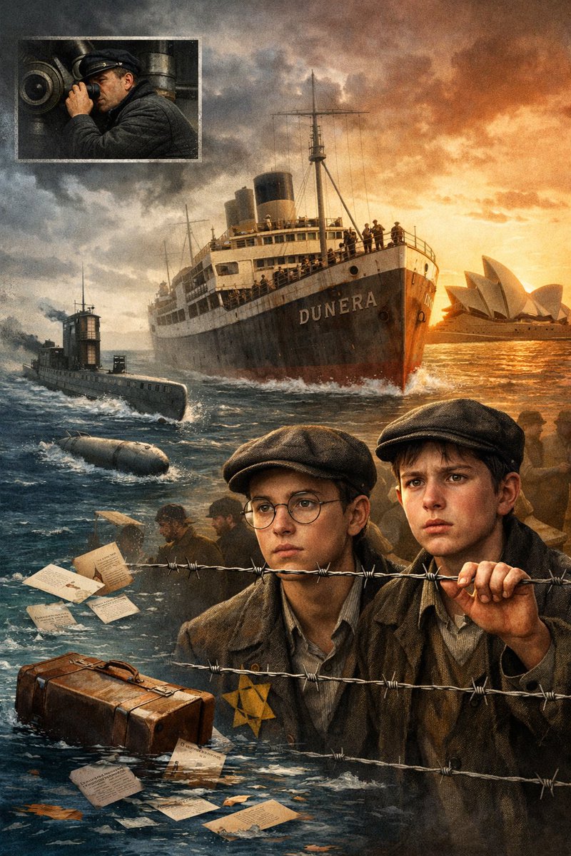 Torah_Box's tweet image. Avant l’attentat du 14 décembre 2026 à Sydney, l’Australie a d’abord été, pour des centaines de Juifs fuyant la Shoah, une terre de refuge, un lieu lointain où des vies ont été sauvées et des communautés juives ont pu renaître.

J’aimerais donc vous raconter une histoire…