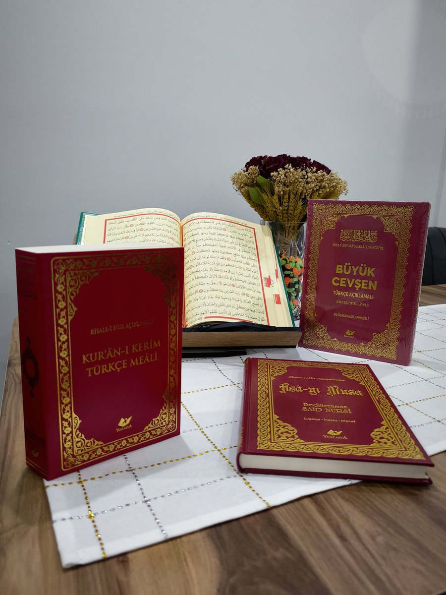 📢 MÜBAREK ÜÇ AYLARA ÖZEL ÇEKİLİŞ...

Önümüzdeki üç ayları evrad, ezkâr ve Kur'ânla geçirmek isteyen 1 kardeşimize özel 4 farklı hediye göndermek istiyoruz. 

* Kur'ân-ı Kerim (orta boy, bilgisayar hattı, 2 renkli)

* Büyük Cevşen (büyük boy, özel termo deri, bilgisayar hattı ve