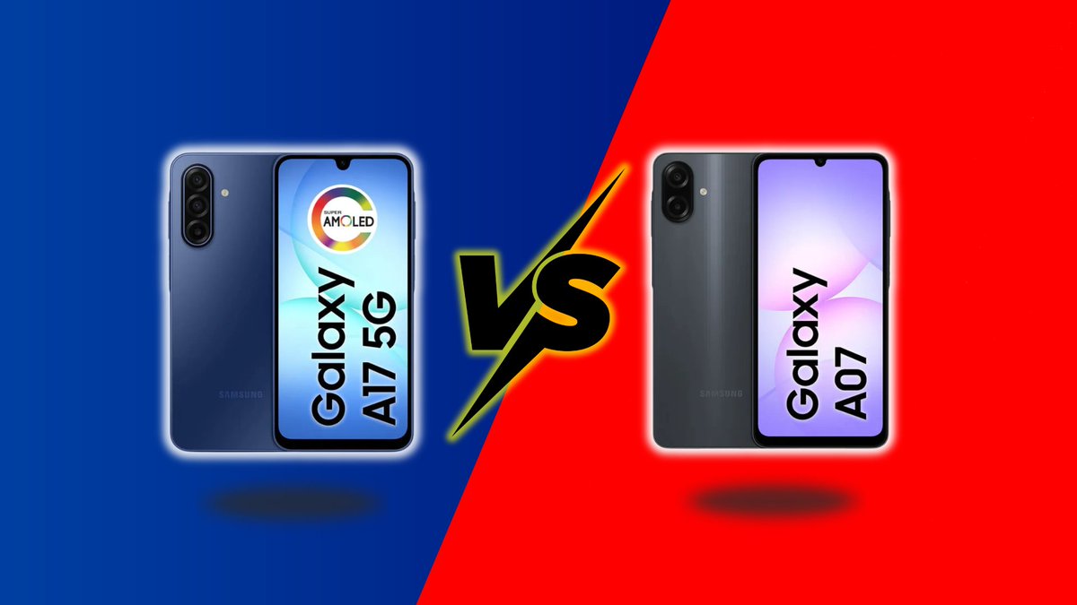 Comparativo: Galaxy A07 vs. Galaxy A17 5G showmetech.com.br/comparativo-ga…