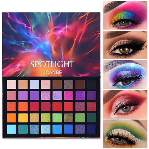 I just received UCANBE Spotlight Eyeshadow Palette Professional 40 Color Eye Shadow Matte Shimmer Makeup Pallet Highly Pigmented Colorful Powder Long Lasting Waterproof Eye Shadow - Pa from og_zerosignal via Throne. Thank you! throne.com/thecalmfury #Wishlist #throne