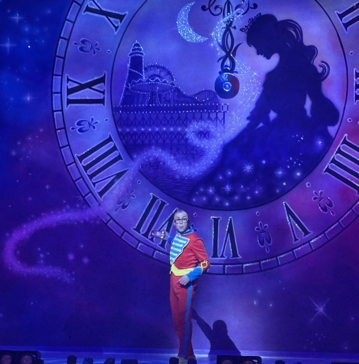 Tuttlen's tweet image. If you haven’t got your panto tickets, get them now! Fab evening at @NorwichTheatre #wewenttotheball