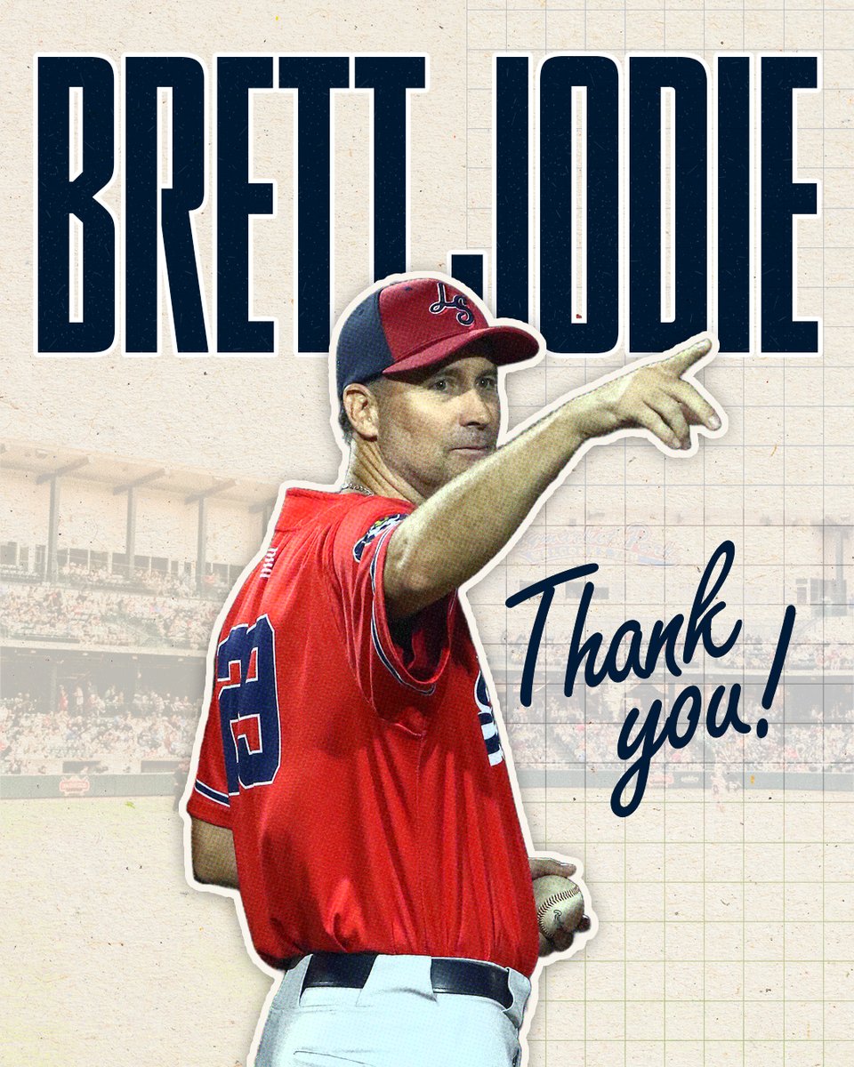 saltdogsball's tweet photo. Thank you, Brett Jodie.

Brett Jodie has stepped down as Field Manager after five seasons and 230 wins with the Lincoln Saltdogs. We are thankful for his commitment to the organization and wish him nothing but success in the next chapter.

Full Story: https://t.co/6uiDX3pNWs https://t.co/oawxVO4Fv2