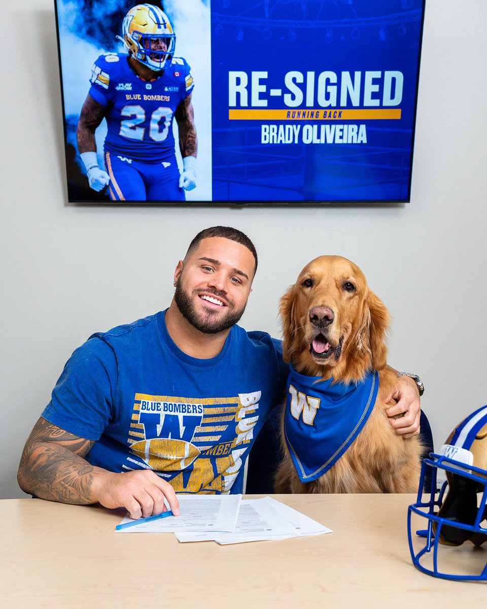 HE'S BAAAAAAAAAAACK.

We have signed running back Brady Oliveira to a three-year contract extension.

🗒️ » bit.ly/4q5VteJ
#ForTheW