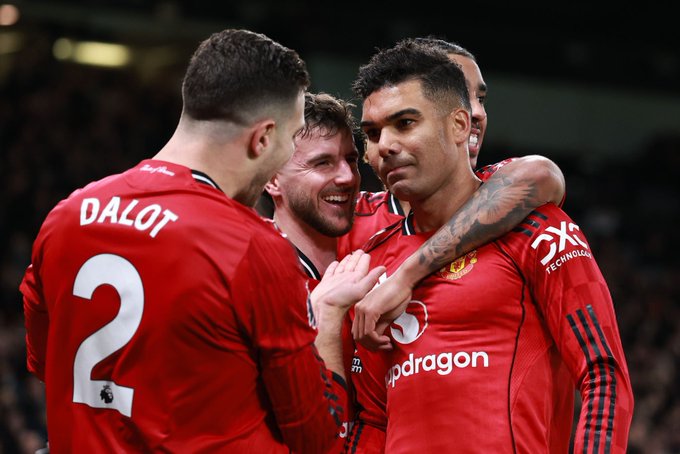 كاسيميرو ساهم في 34 هدفًا منذ انضمامه إلى مانشستر يونايتد 