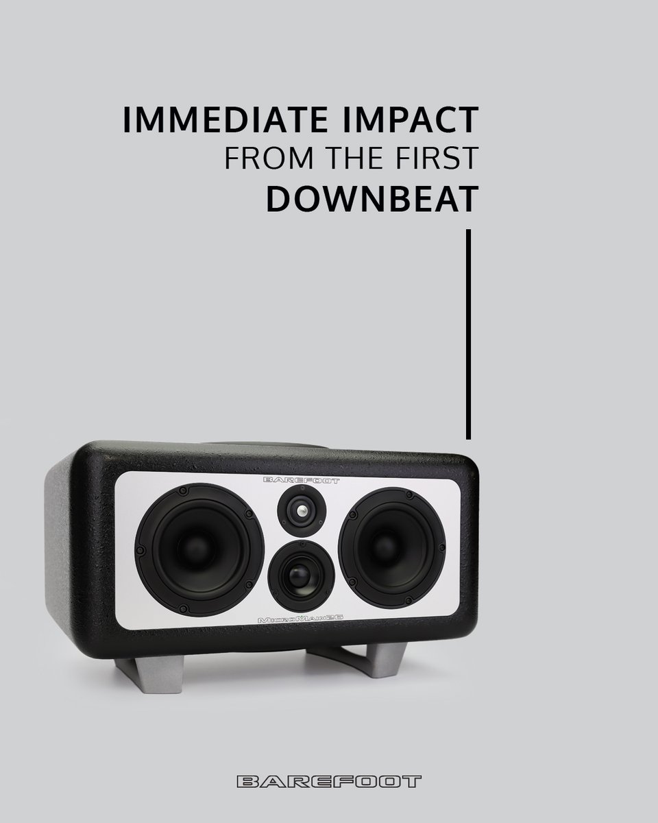 BarefootSound's tweet photo. Designed to translate accurately across listening environments, the #MicroMain26 4-way active monitor with 10″ #DualForceTechnology subwoofers delivers immediate impact from the first downbeat.
🔈https://t.co/wckgiLM1BZ https://t.co/DJJRpq3d62