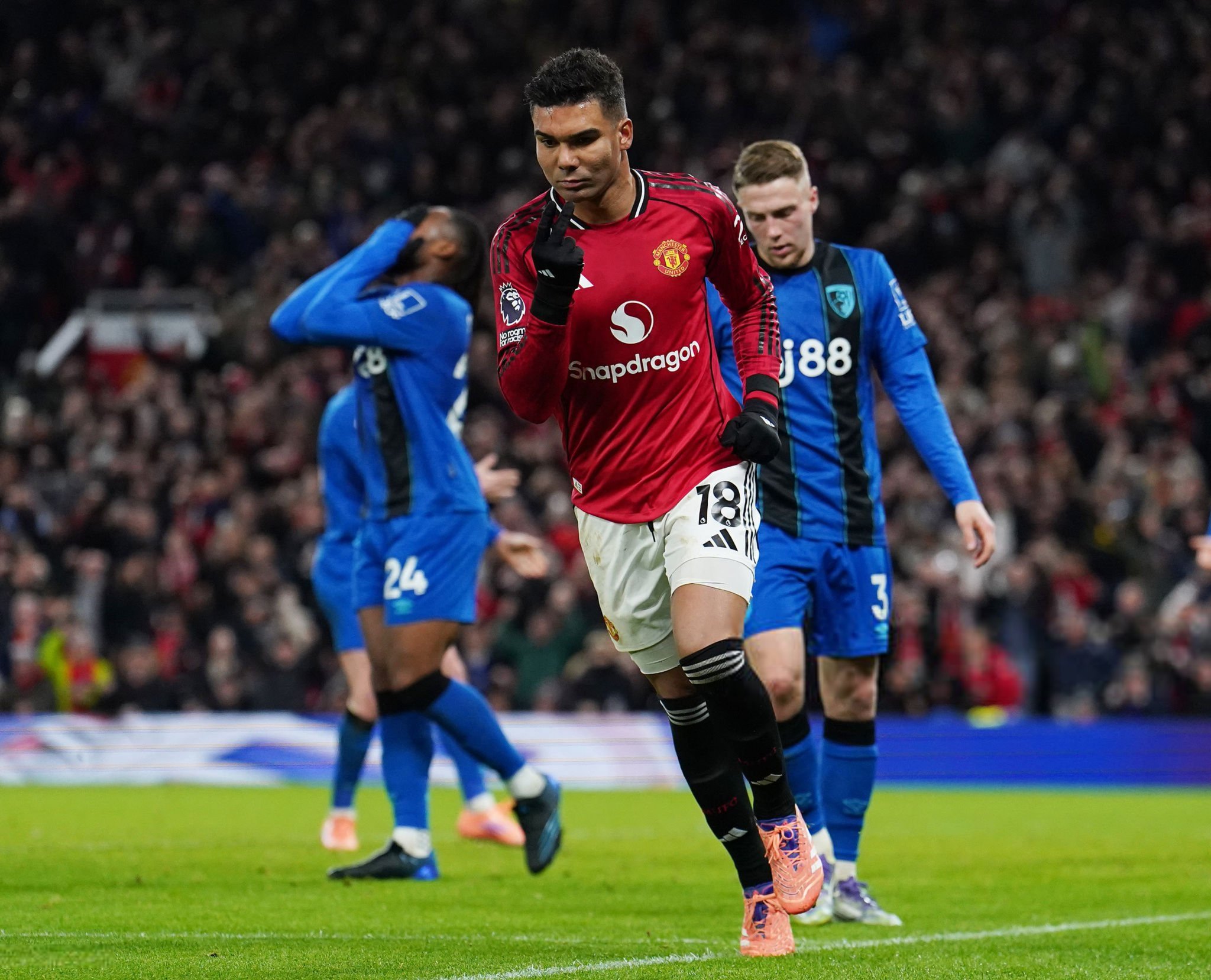 مانشستر يونايتد نفذ 17 تسديدة في الشوط الأول، أكثر من أي فريق آخر في أول 45 دقيقة من مباريات الدوري الإنجليزي هذا الموسم 