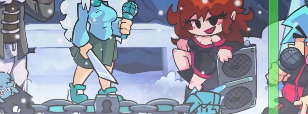 ElementalLock's tweet image. We’ve had a bit of silence but I’m happy to say we are 2 sprites left to be fully done! We had our little setbacks but here we are really close now!

@News_Funkin @THEREALTIMELIME 

#fnfmod #fridaynightfunkin