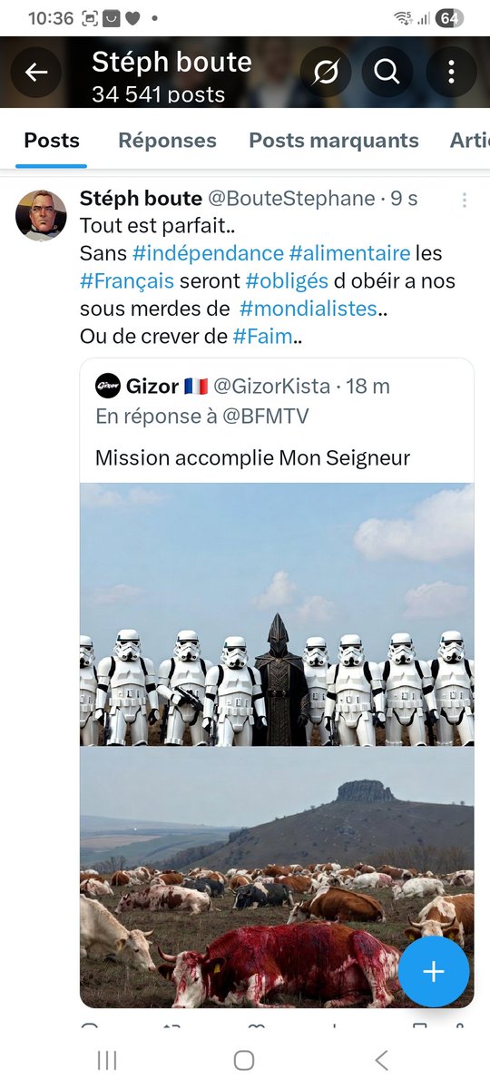 BouteStephane's tweet photo. @AdresanSoso L #enjeux..
C est pas des #vaches 🐄..
Mais le #DavosAgenda2030.
Les #poules les #canards les #vaches les #poissons !
Et tout ça en même temps ?
Réveiller vous..
Nous sommes tous concernés.. https://t.co/SyMwGaxwAo