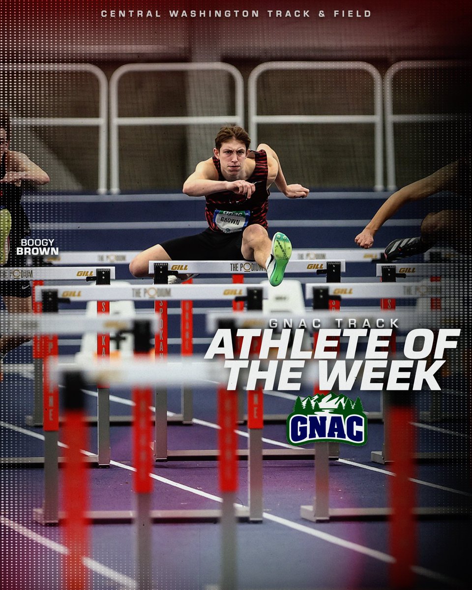 Getting off to a fast start! 🔥🏃‍♂️🏃‍♀️

Congratulations Ashlyn and Boogy on being named the GNAC Track Athletes of the Week! 😤

#reigncrimson