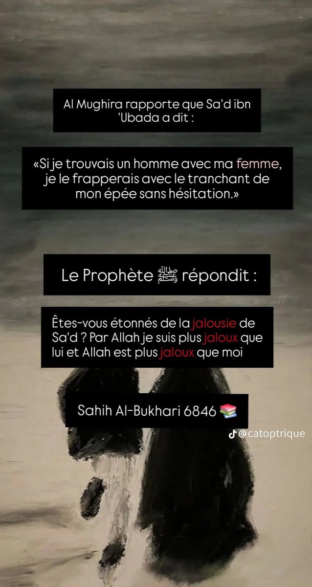 Al_Muslimin78's tweet photo. La jalousie en Islam envers son épouse https://t.co/5Phh9hRueC