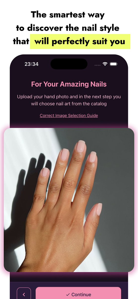 BigAppsStudio's tweet image. ¡Deja de adivinar! 💅🎨 Prueba diseños de uñas con IA. Descarga Nail Art AI - Polish Simulator. #NailArtAI #Manicura

Download on iOS: apps.apple.com/us/app/nail-ar…
Get it on Android: play.google.com/store/apps/det…