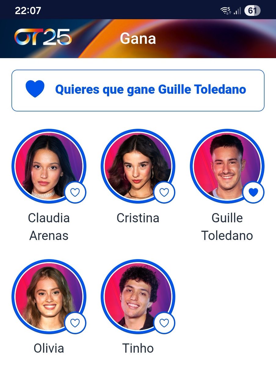 obsesionOT's tweet photo. Penúltimo voto de la edición #OTGalaFinal https://t.co/6xBkGCXE1V