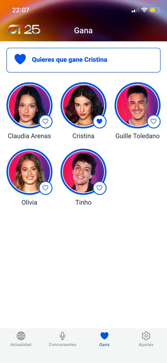 larawalls__'s tweet photo. Mi ganadora #OTGalaFinal #CristinaGanadora https://t.co/MpMU5wj0d1