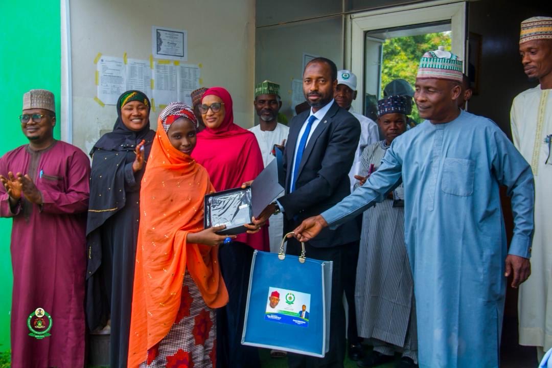 PCACCKN's tweet photo. Executive Chairman of the PCACC, Saidu Yahaya, addresses staff at the Commission’s headquarters, commending their contributions to the successful commemoration of 2025 International Anti-Corruption Day. https://t.co/iNuFK9Rbsy