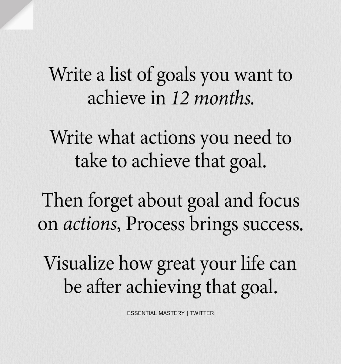 EssentialMastry's tweet photo. The Biggest Hack for Reaching Your Goals Faster https://t.co/0PW1Nk5f45