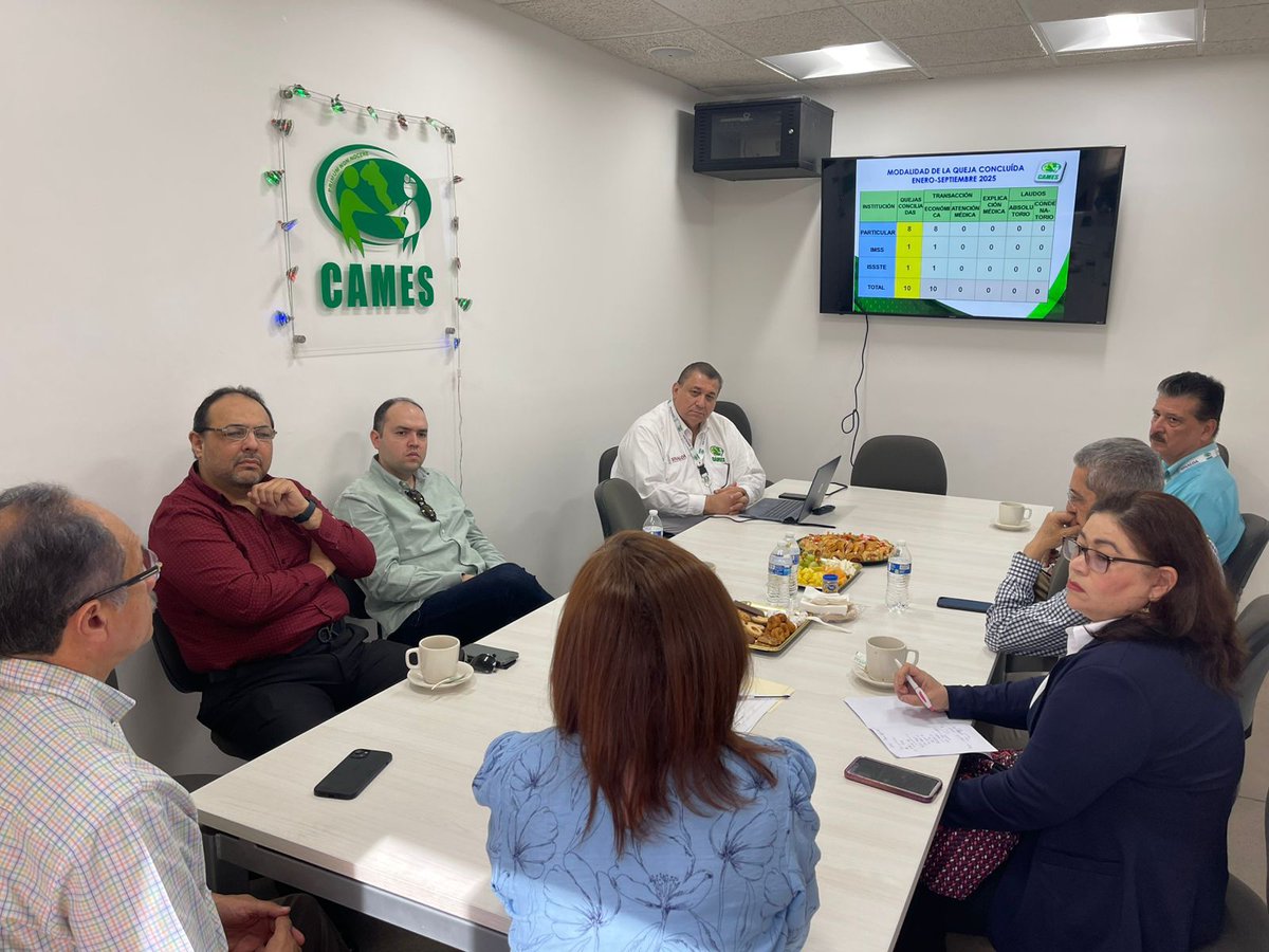 CAMESSin's tweet photo. El día 11 de Diciembre del presente año se llevo acabo la Décima Sesión Ordinaria de Consejo de esta Comisión con el propósito de presentar el Informe de Actividades y Resultados obtenidos de la Comisión de Arbitraje Médico del Estado de Sinaloa de Enero a Septiembre de 2025. https://t.co/Z4Yvaa8ZnB