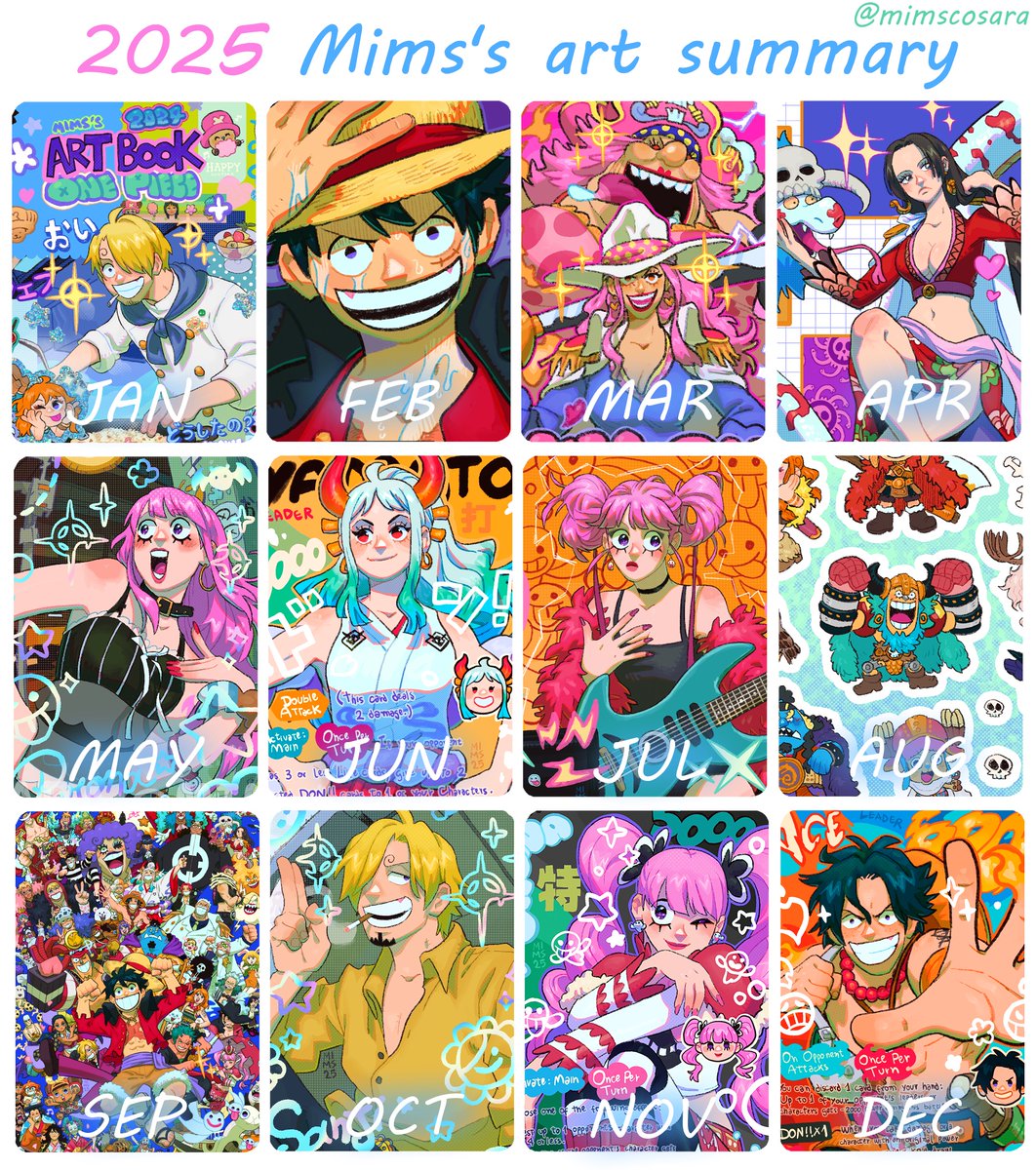 Thank you so much for another amazing year guys!!!! ✧｡٩(ˊᗜˋ )و✧*｡

What's your favorite art of mine this year?

[ Art summary • 2025 ]

#onepiece #onepiecestuff #artsummary