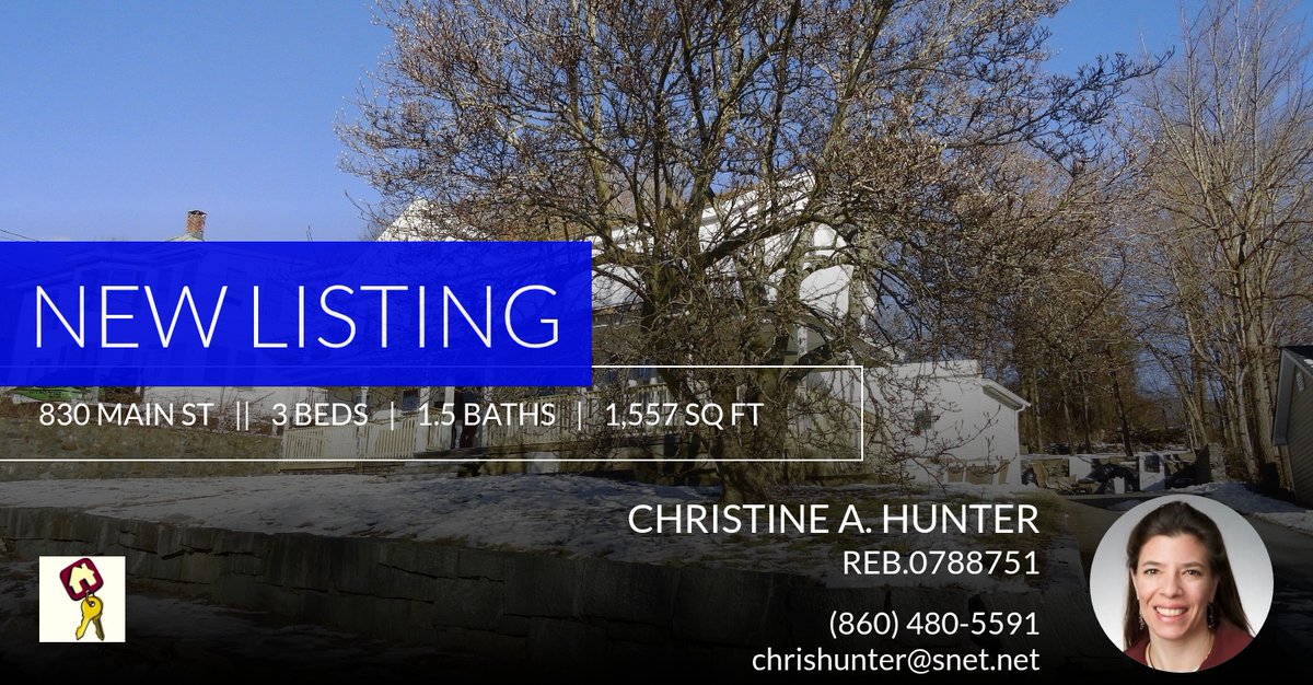 CTareaHomes's tweet photo. 📍 New Listing 📍 Take a look at this fantastic new property that just hit the market located at 830 Main St in Winsted. Reach out here or at (860) 480-5591 for more information

Hunter Real Estate
Christine A. Hunte... https://t.co/yqZn0ESvaX https://t.co/02VM31ua1U