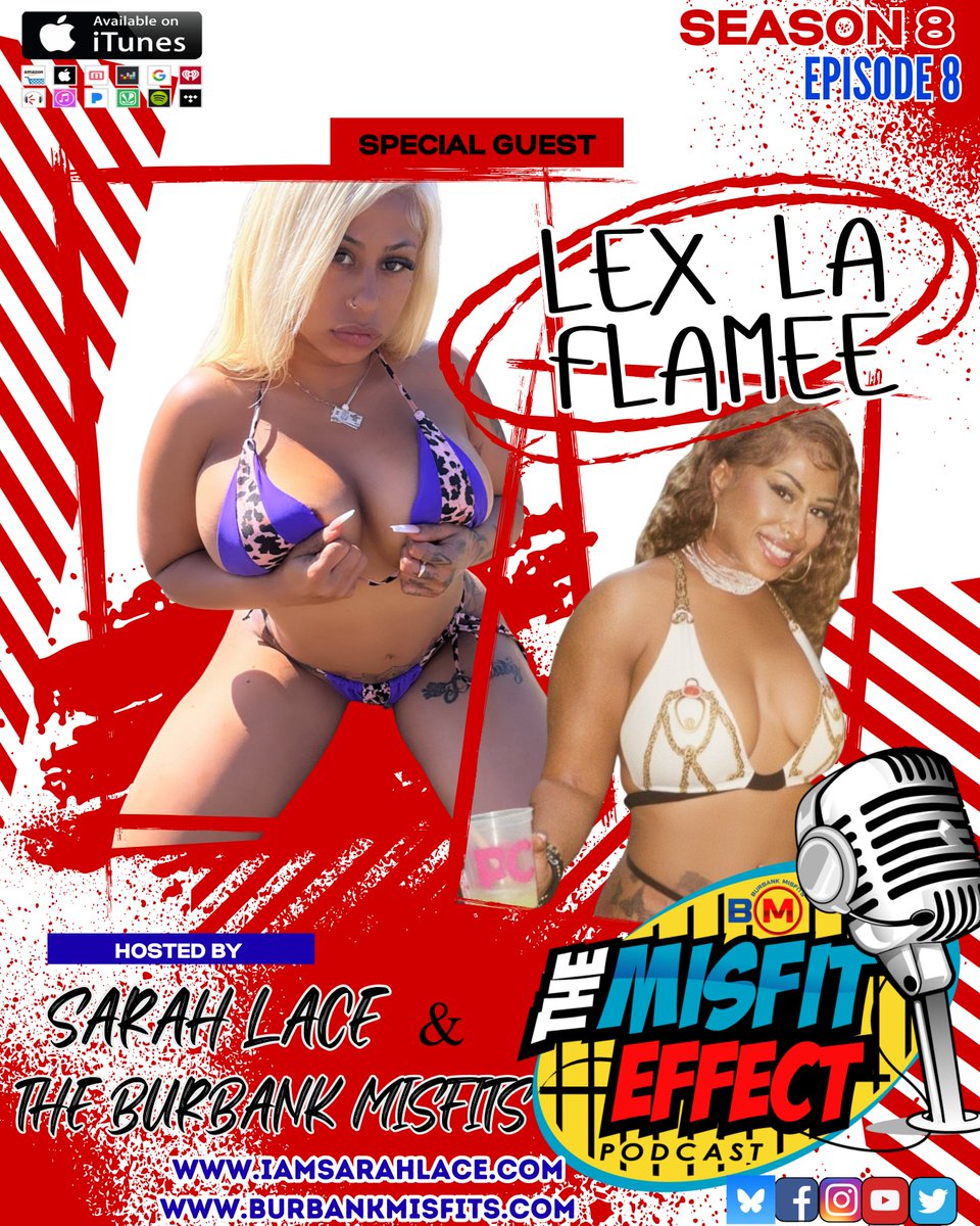 knockoutnetwork's tweet image. NEW @burbankmisfits The Misfit Effect episode titled The Flame Effect w/ Lex La Flamee @LexLaFlamee w/ host @iamsarahlace &amp;amp; @rawstarr for audio  podcasts.apple.com/us/podcast/the… burbankmisfits.com/podcast/laflam… &amp;amp; Every Podcast Platform. for video: youtu.be/gBOV584IWzc #podcast