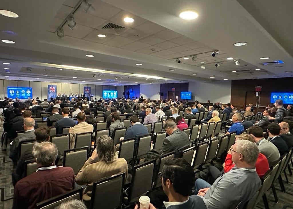 Imagine_Comms's tweet photo. A well-attended session at #SVGSummit20 this morning explored the opportunities around the move to ST 2110. John Mailhot joined experts from @NBCSports, @GameCreekVideo, and @lawo to share real-world insight into IP in live production. @sportsvideo https://t.co/qlZB24RpWi