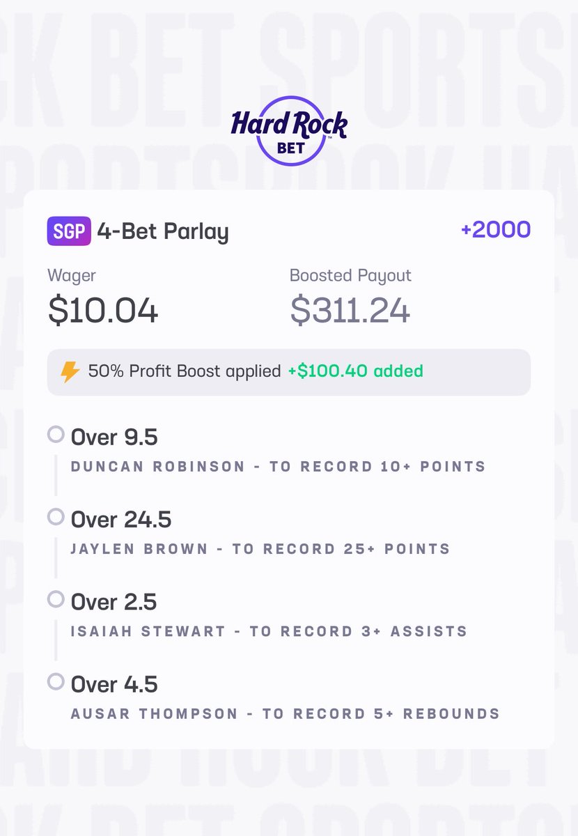 Profoster's tweet image. Check out this bet I placed on Hard Rock Bet! share.hardrock.bet/Pt0T/bet?deep_…