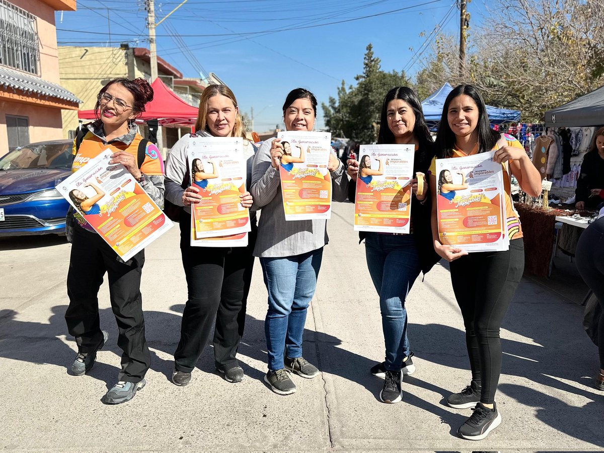 Salimos a las calles para invitar a más mujeres a sumarse a la 5ª generación de #Imparables 💜

Visitamos distintas colonias  compartiendo esta excelente oportunidad de capacitación y beneficios gratuitos para transformar tu vida.

 Inscríbete
forms.gle/4CD9EaKpA8xdxh…